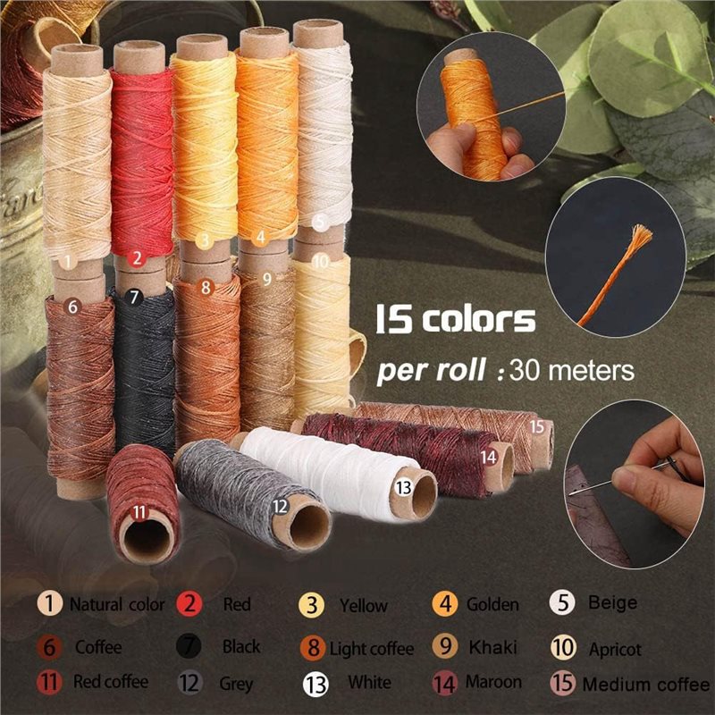 Leatherwork Beginner Tools - Kit d'outils pour le travail du
