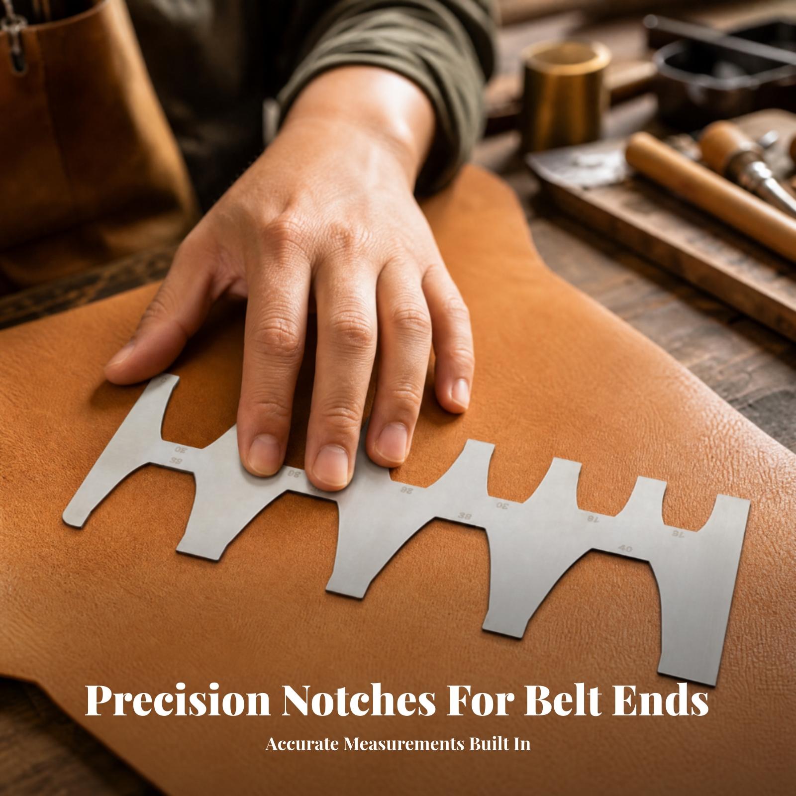 Leatherwork Templates - Règle de gabarit pour extrémité de