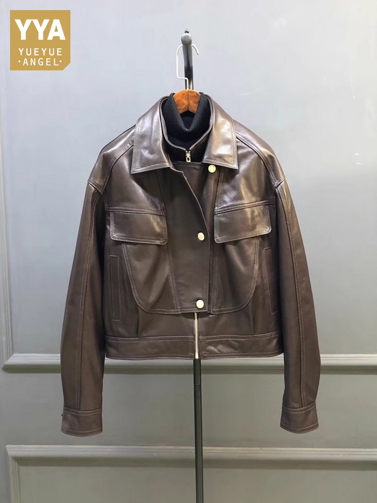 Leather Work Jacket Women'S - Veste de travail pour femme à