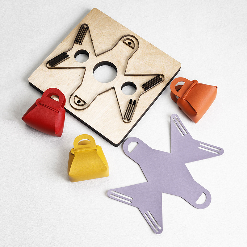 Leatherwork Templates - Mini sac en cuir découpé, moule,