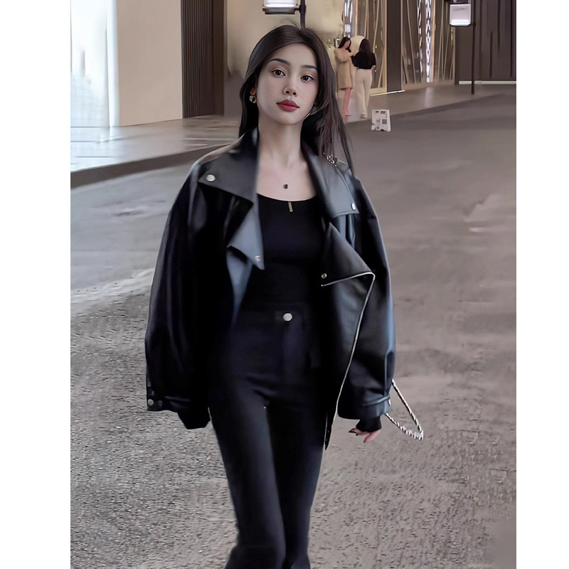 Manteaux pour femmes en simili - Leather Work Jacket Women'S avis et prix
