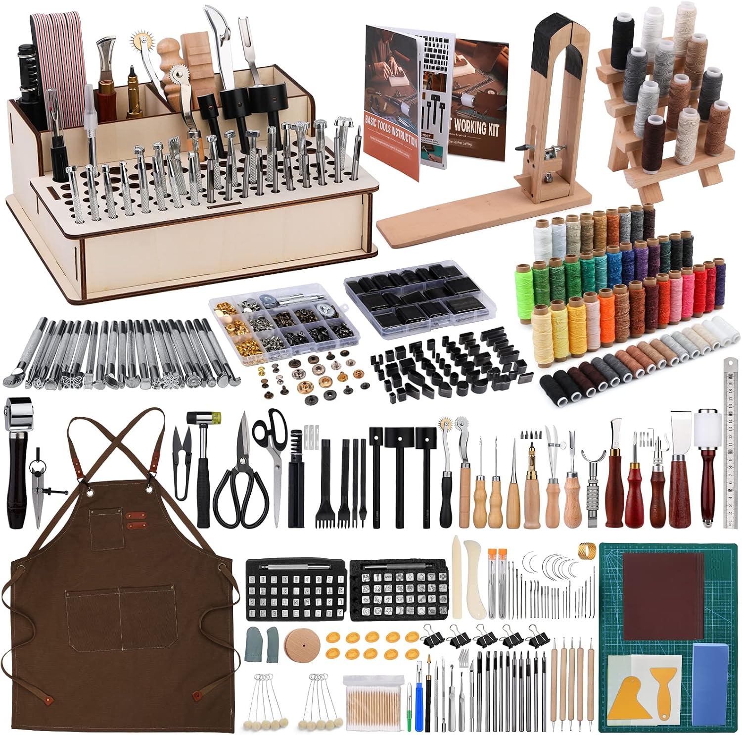 Kit d'outils de travail du cui - Leatherwork Beginner Tools avis et prix
