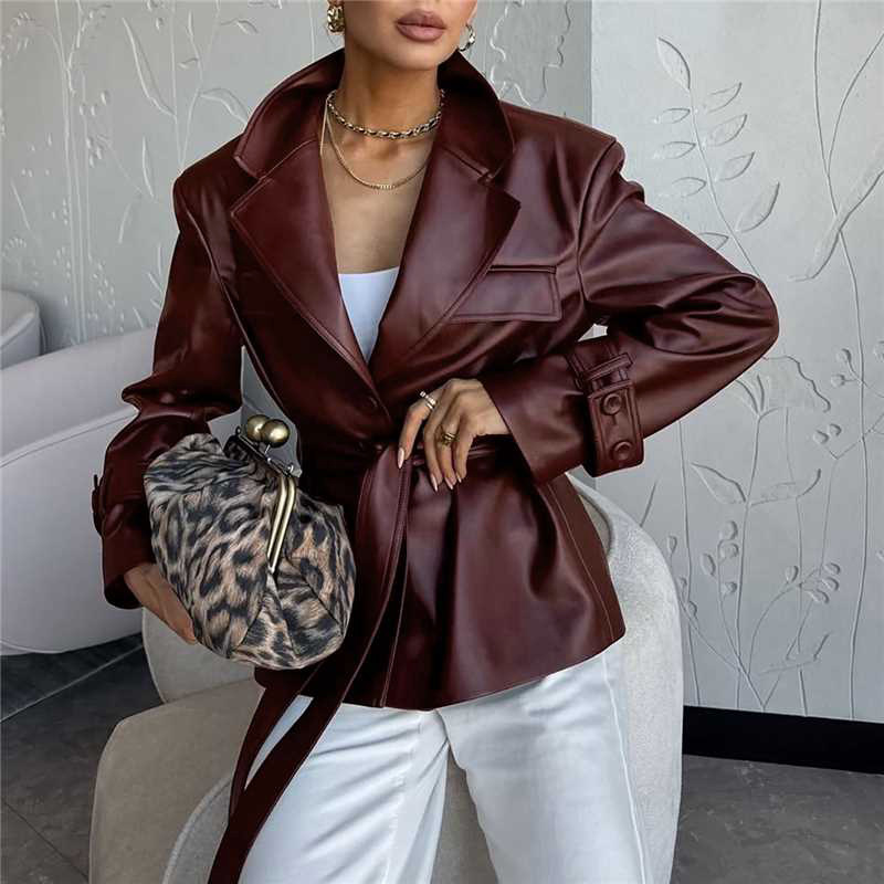 Manteaux pour femmes, vestes e - Leather Work Jacket Women'S avis et prix