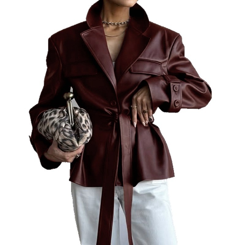 Manteaux pour femmes, vestes e - Leather Work Jacket Women'S avis et prix