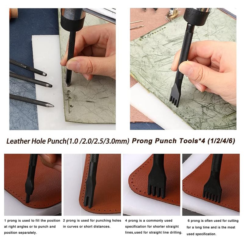 Kit d'outils pour le travail d - Leatherwork Beginner Tools avis et prix