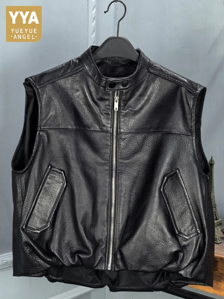 Gilet en peau de mouton nature - Leather Work Jacket Women'S avis et prix