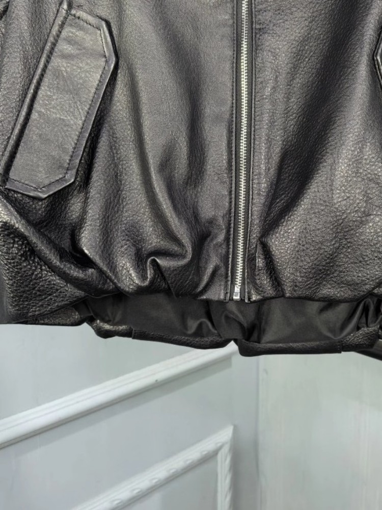Gilet en peau de mouton nature - Leather Work Jacket Women'S avis et prix