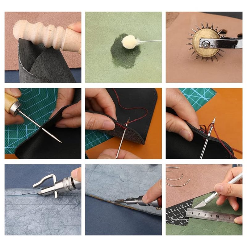 Kit d'outils de travail du cui - Leatherwork Beginner Tools avis et prix