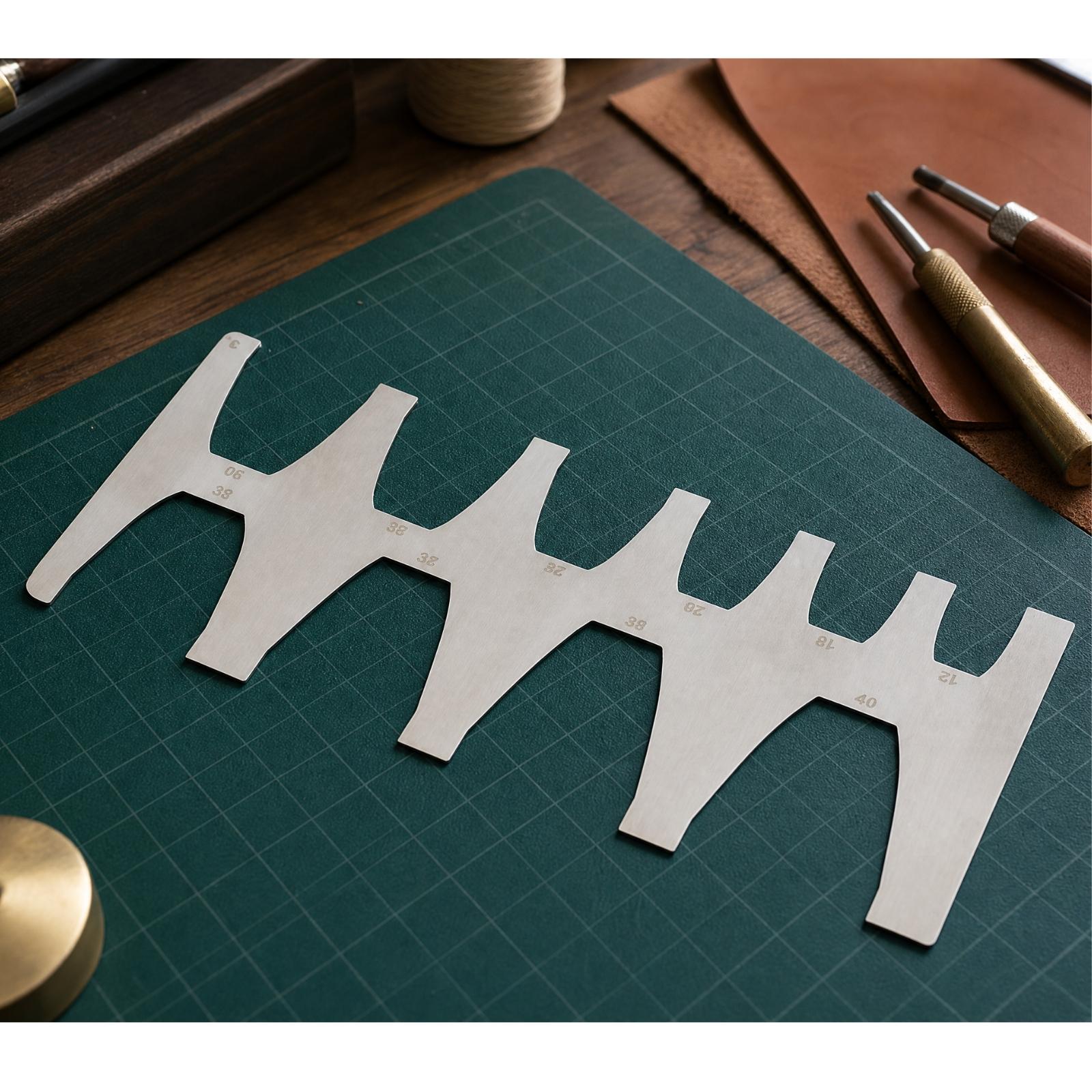 Règle de gabarit pour extrémit - Leatherwork Templates avis et prix