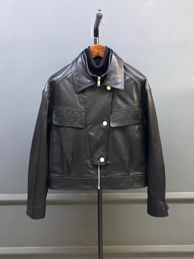 Veste de travail pour femme à  - Leather Work Jacket Women'S avis et prix