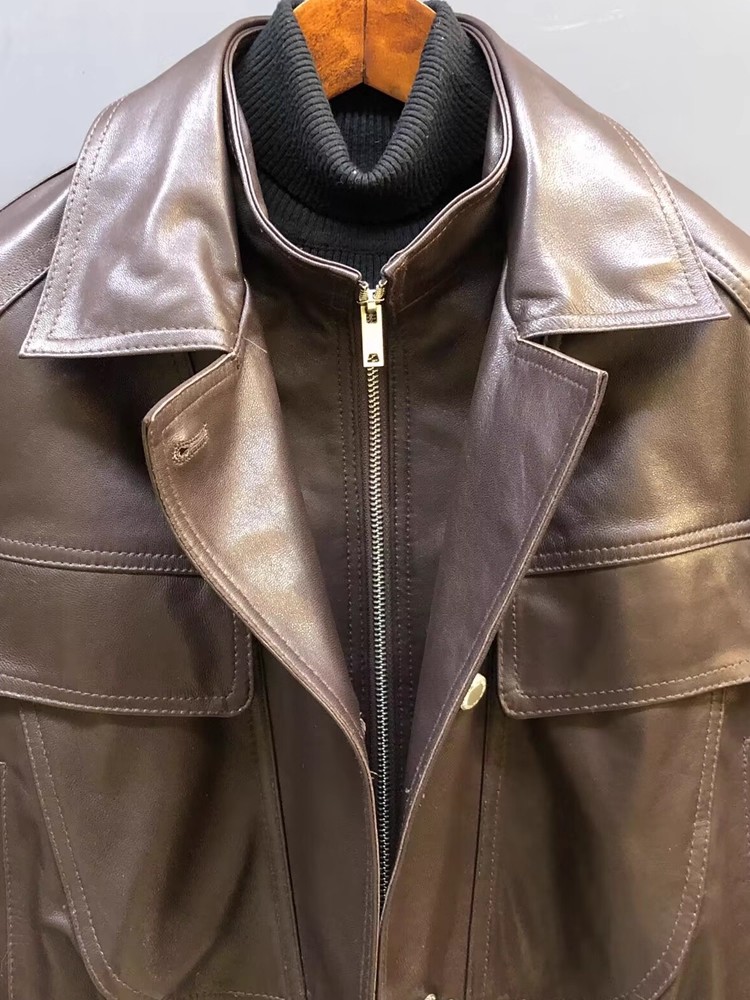 Veste de travail pour femme à  - Leather Work Jacket Women'S avis et prix