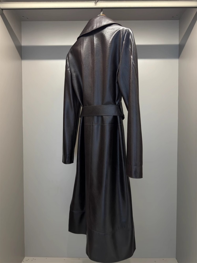 Manteau Long en Cuir group ave - Leather Work Jacket Women'S avis et prix