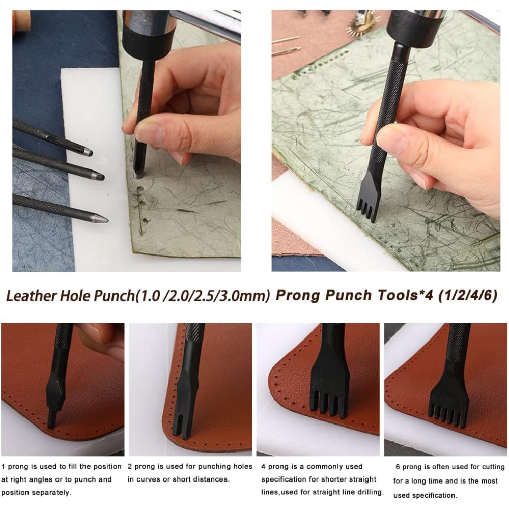 Outils de travail du cuir Kit  - Leatherwork Beginner Tools avis et prix