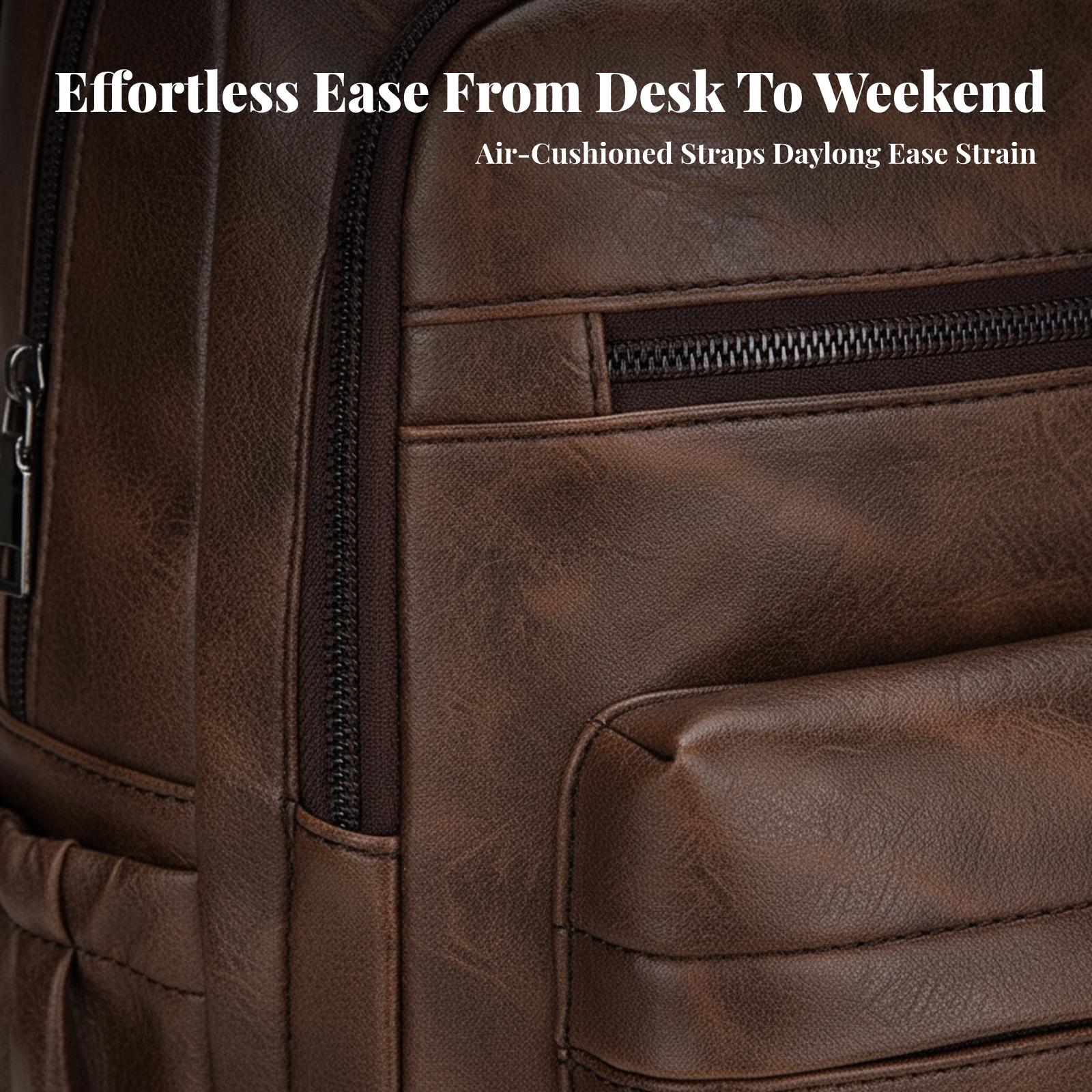 Sac à dos imperméable pour hom - Leather Work Rucksack avis et prix