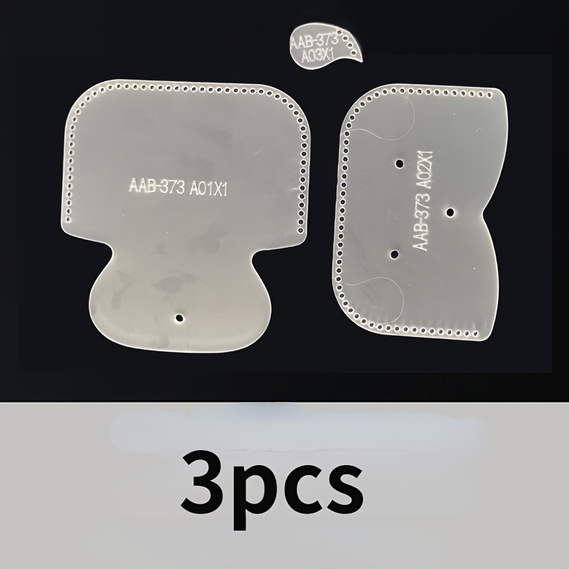 Lot de 3 pochoirs DIY pour min - Leatherwork Templates avis et prix