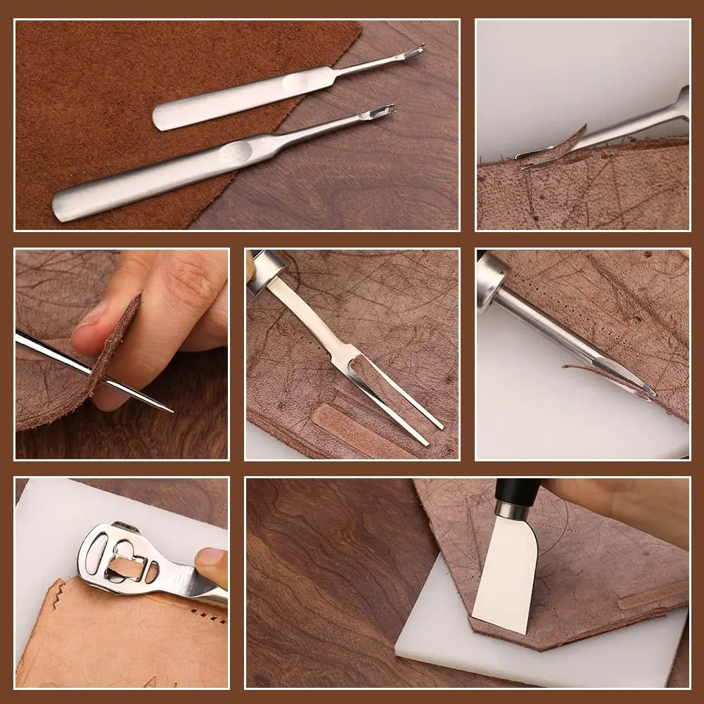 Fenrry 37 pièces outils de tra - Leatherwork Beginner Tools avis et prix