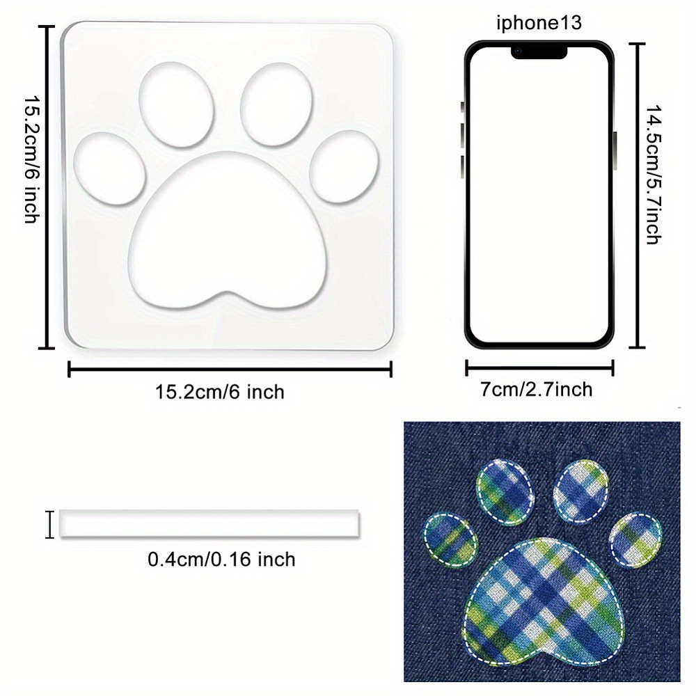 Kit de 4 gabarits de quilting  - Leatherwork Templates avis et prix