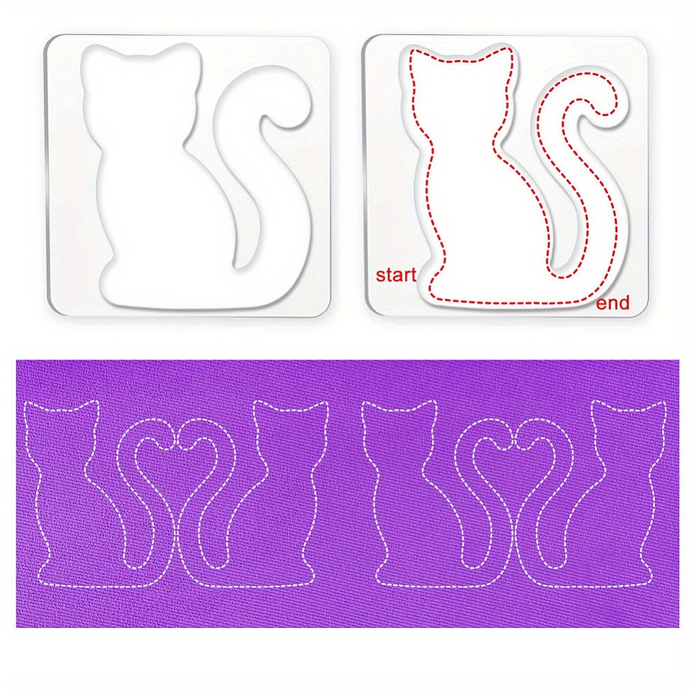 Kit de 4 gabarits de quilting  - Leatherwork Templates avis et prix